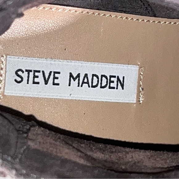 Steve Madden Women’s Gray Legally Suede Booties Boots Shoes size 7.5 - Picture 10 of 13